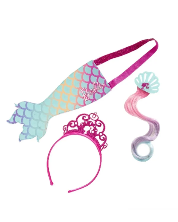 Rubies Barbie Mermaid Faux Bag Hair Comb And Headband Set> Halloween Hats