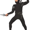 AFG Media Limited Black Ninja Boys Costume>Kids Kids Costumes