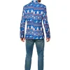 Opposuits Blue Nordic Christmas Mens Suitmeister Jacket> Opposuits