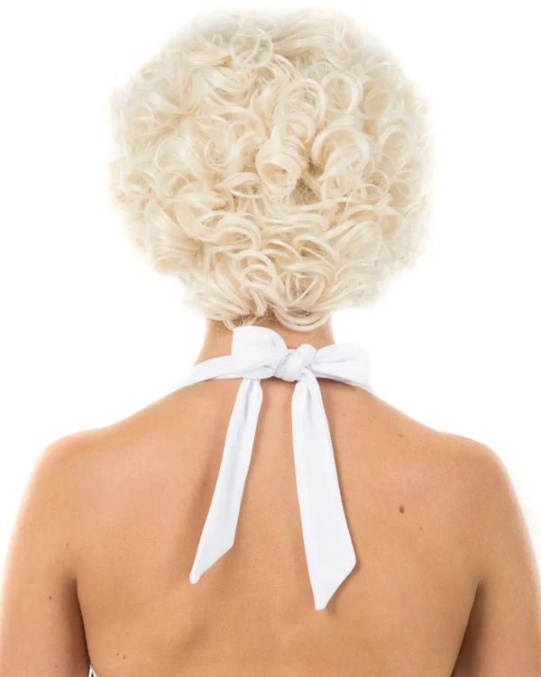 * Bombshell Deluxe Blonde Short Curly Wig> Halloween Wigs