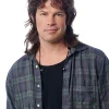 Costume Culture by Franco Brown Hipster Mullet> Halloween Wigs