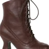 Ellie Shoes Brown Sarah Victorian Womens Boots> Wicked Witches