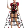 Party King Caged Heart Queen Womens Costume>Women Women's Costumes