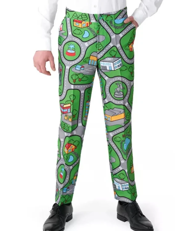 Opposuits Carpet City Green Mens Suitmeister> Opposuits