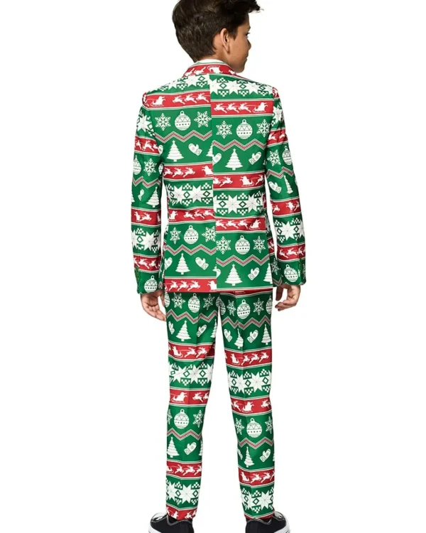 Opposuits Christmas Green Nordic Boys Suitmeister> Opposuits