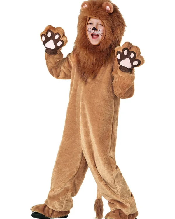 Morphsuits Cowardly Lion Deluxe Kids Costume>Kids Kids Costumes