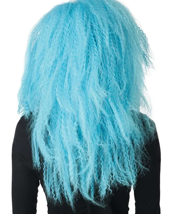 California Costumes Crimped N Kooky Long Blue Wig> Halloween Accessories