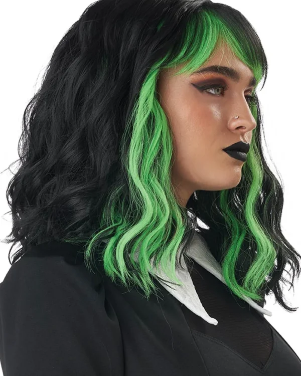 California Costumes Cute N Crafty Short Green Wig> Halloween Accessories