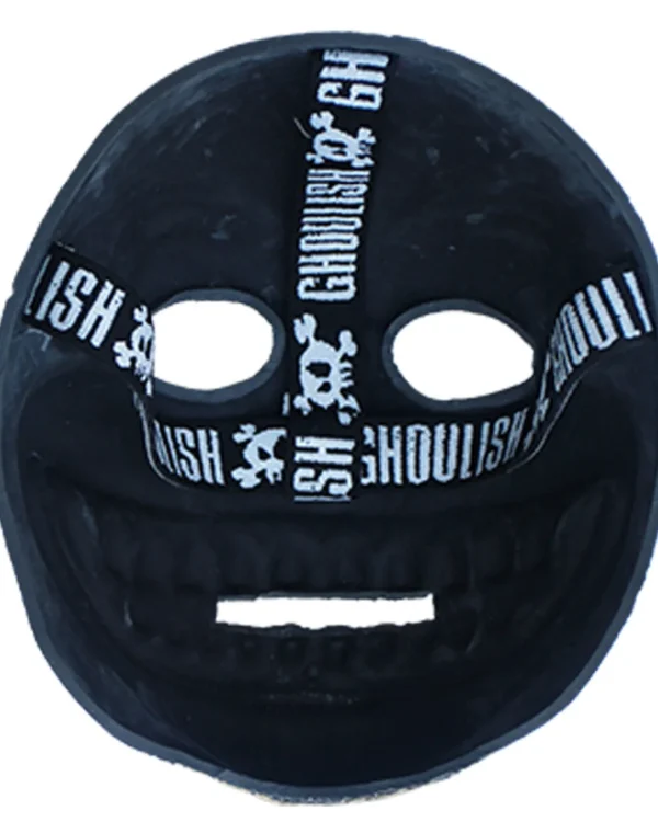 Ghoulish Productions Danger Smiley Glow In The Dark Half Mask> Halloween Masks