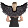 Amscan AU Dark Black Marabou Faufur Feather Angel Wings> Devils &Amp; Angels