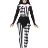 Smiffys Dark Jester Womens Costume>Women Women's Costumes
