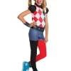 Rubies Dc Superhero Girls Harley Quinn Value Girls Costume>Kids Kids Costumes