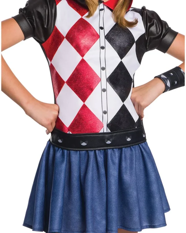 Rubies Dc Superheroines Harley Quinn Hoodie Girls Costume>Kids Kids Costumes