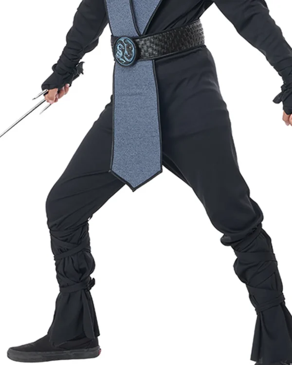 California Costumes Dragon Master Blue Ninja Boys Costume>Kids Kids Costumes
