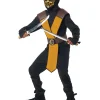 California Costumes Dragon Master Yellow Ninja Boys Costume>Kids Kids Costumes