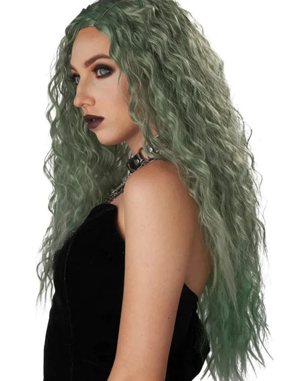 California Costumes Enchanted Waves Green Wig> Wicked Witches