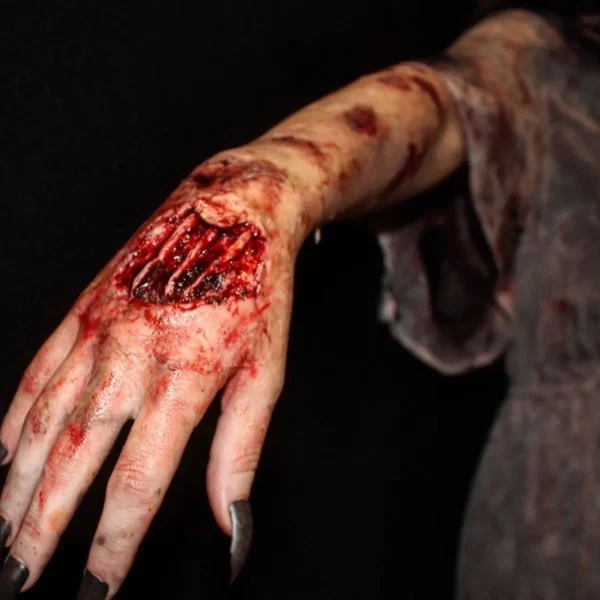ForensicFX Studios Exposed Hand Ligaments Prosthetic> Halloween Accessories