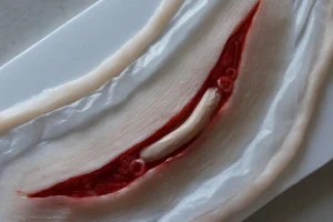 ForensicFX Studios Exposed Slit Throat Prosthetic> Halloween Accessories