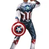 Rubies Falcon And The Winter Soldier Captain America Deluxe Kids Costume>Kids Kids Costumes