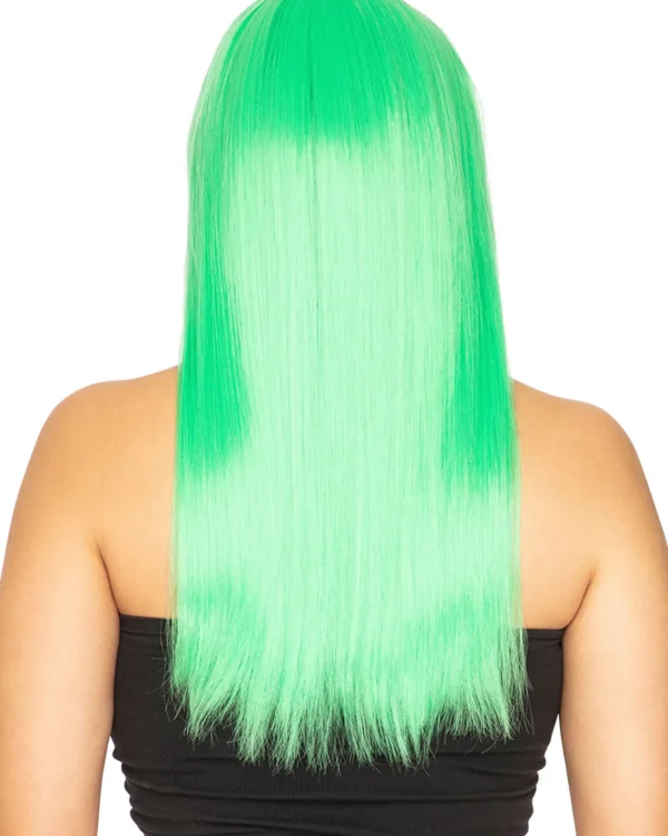 * Fashion Deluxe Spearmint Green Long Wig> Halloween Wigs