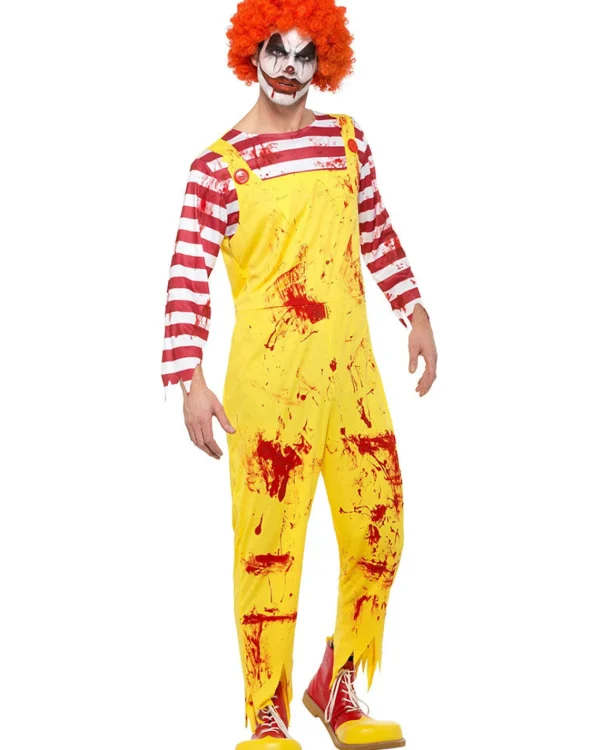 Smiffys Fast Food Kreepy Killer Clown Mens Costume>Men Men's Costumes