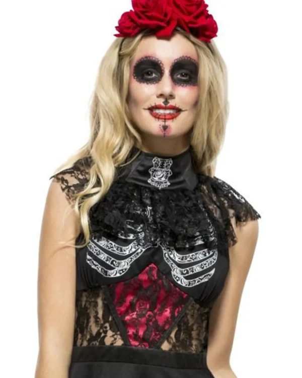 Smiffys Fever Day Of The Dead Womens Costume>Women Women's Costumes
