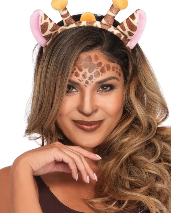 Leg Avenue Giraffe Ears Headband And Tail Kit> Halloween Hats