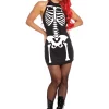 Dreamgirl International Glow In The Dark Skeleton Dress Womens Costume>Women Women's Costumes