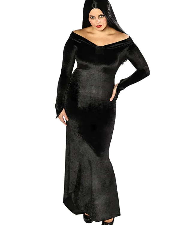 * Haunted Hostess Deluxe Black Velour Womens Dress>Women Women's Costumes