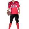 Party King Hellbent Football Player Mens Costume>Men Men's Costumes