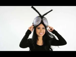 Elope Holographic Fly Eyes Plush Headband> Halloween Hats