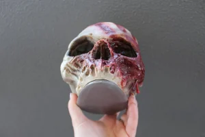ForensicFX Studios Horror Skull With Bloody Hand Print> Halloween Accessories
