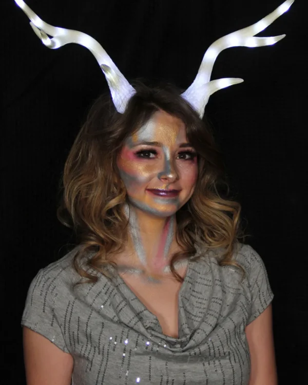 Elope Light-Up Deer Antler White Lumenhorns> Halloween Hats