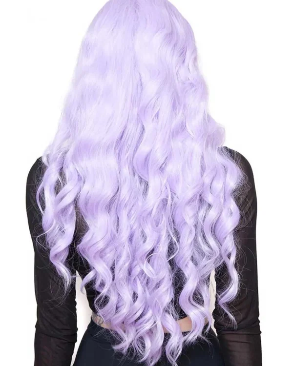 Rockstar Wigs Long Wavy Premium Lavender Wig 70Cm> Halloween Wigs