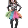 Amscan AU Mexican Sugar Skull Girls Costume>Kids Kids Costumes
