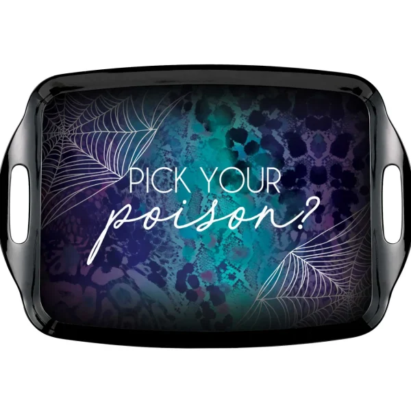 Amscan Midnight Mayhem Melamine Rectangle Tray> Halloween Accessories