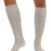 * Natural Dark Cream German Trachten Long Socks> Halloween Hosiery