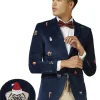 Opposuits Opposuit Christmas Icons Navy Deluxe Mens Blazer> Opposuits