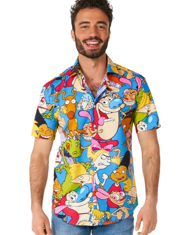 Opposuits Opposuit Summer Nickelodeon Mens Shirt> Opposuits