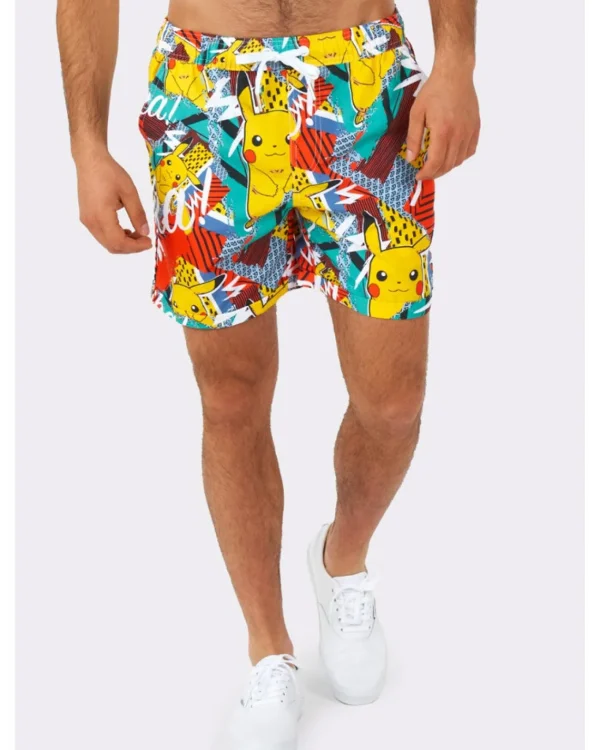 Opposuits Opposuit Summer Pika Pikachu Mens Swim Suit> Opposuits