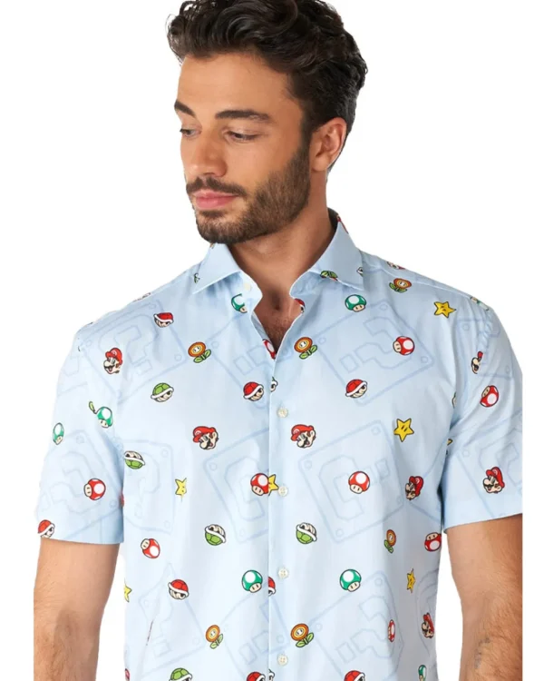 Opposuits Opposuit Summer Super Mario Icons Mens Shirt> Opposuits