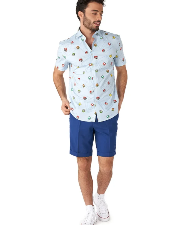 Opposuits Opposuit Summer Super Mario Icons Mens Shirt> Opposuits