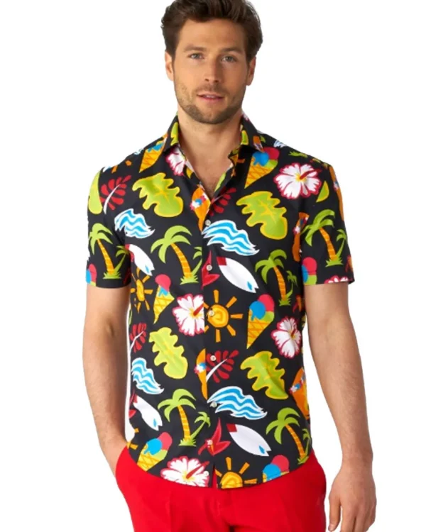 Opposuits Opposuit Summer Tropical Thunder Mens Shirt> Opposuits