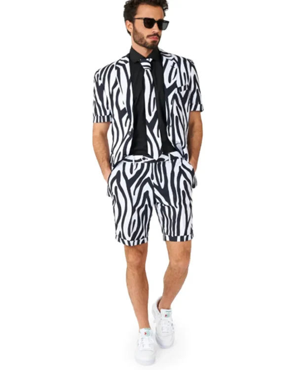 Opposuits Opposuit Summer Zazzy Zebra Premium Mens Suit> Opposuits