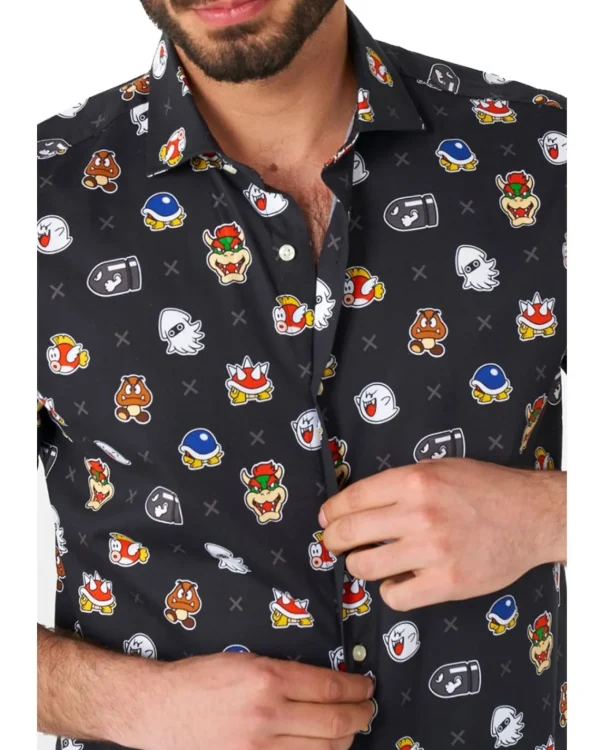 Opposuits Opposuit Super Mario Bad Guys Mens Shirt> Opposuits