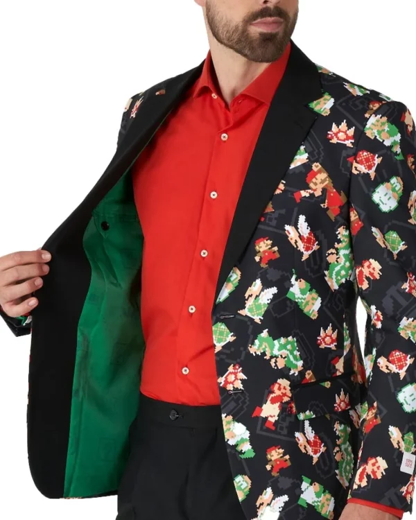 Opposuits Opposuit Super Mario Bros Mens Blazer> Opposuits