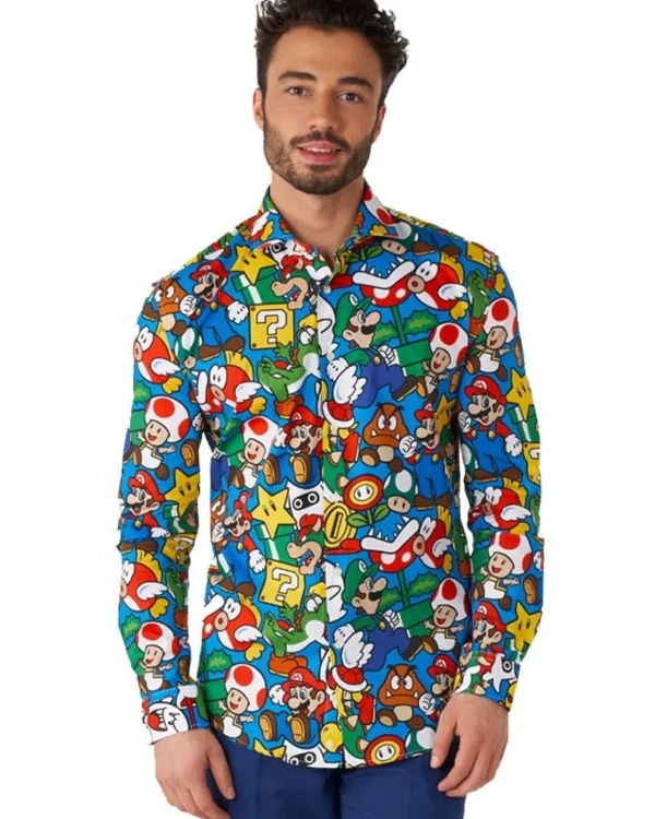 Opposuits Opposuit Super Mario Mens Shirt> Opposuits
