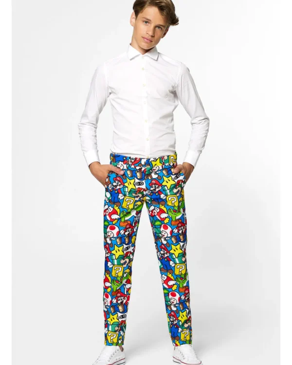 Opposuits Opposuit Super Mario Premium Teen Boys Costume> Opposuits