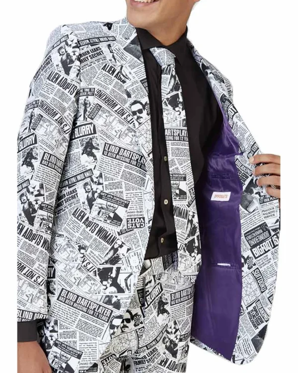 Opposuits Opposuit Textile Telegraph Premium Mens Suit> Opposuits