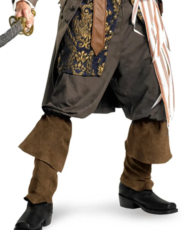 Disguise Pirates Of The Caribbean Captain Jack Sparrow Theatrical Quality Mens Costume>Men Men's Costumes
